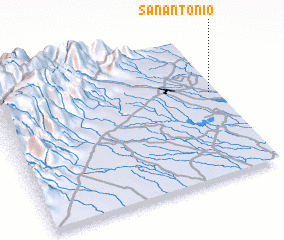 3d view of San Antonio