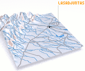 3d view of Las Adjuntas