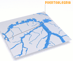 3d view of Puerto Alegría