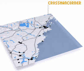 3d view of Crossman Corner