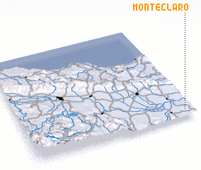3d view of Monte Claro