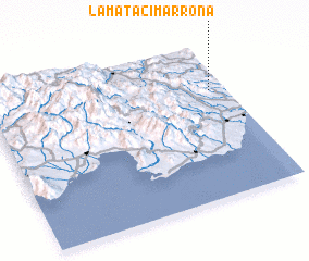 3d view of La Mata Cimarrona