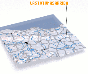 3d view of Las Totumas Arriba