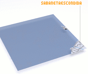 3d view of Sabaneta Escondida