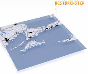 3d view of West Brewster