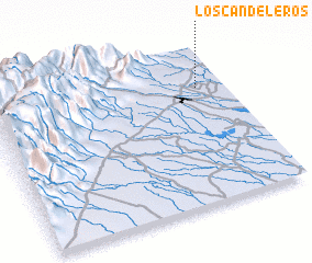 3d view of Los Candeleros