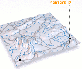 3d view of Santa Cruz