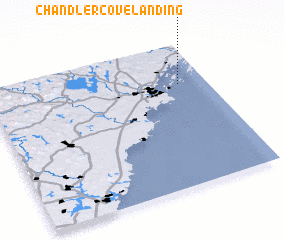3d view of Chandler Cove Landing