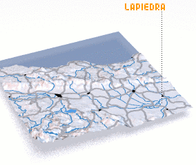 3d view of La Piedra