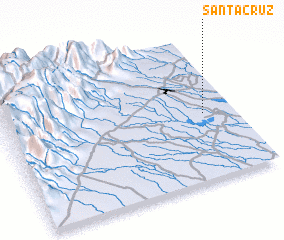 3d view of Santa Cruz