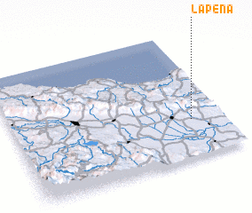 3d view of La Peña