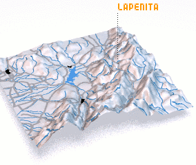 3d view of La Peñita