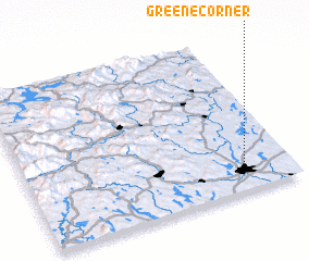 3d view of Greene Corner