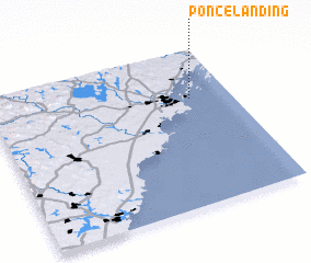 3d view of Ponce Landing