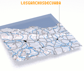 3d view of Los Ganchos de Cuaba