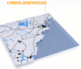 3d view of Cumberland Foreside