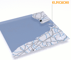 3d view of El Picacho