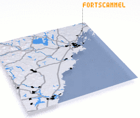 3d view of Fort Scammel
