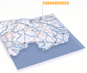 3d view of Sabana Verde