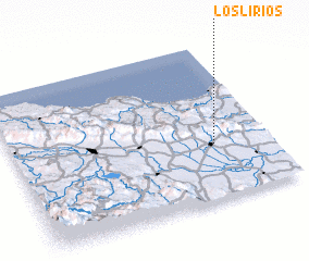 3d view of Los Lirios