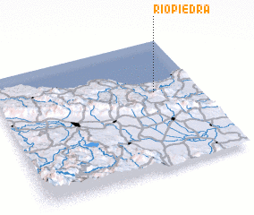 3d view of Río Piedra