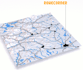 3d view of Rowe Corner