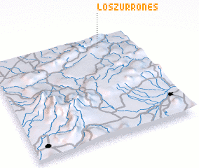 3d view of Los Zurrones