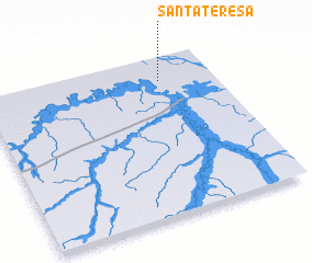 3d view of Santa Teresa