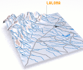 3d view of La Loma