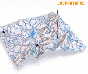 3d view of Los Pantanos