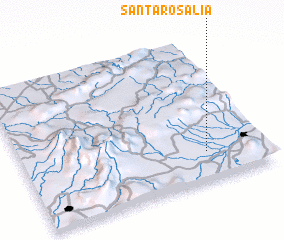 3d view of Santa Rosalía