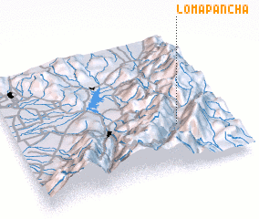 3d view of Loma Pancha