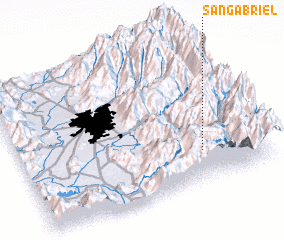 3d view of San Gabriel