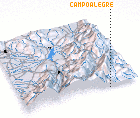 3d view of Campo Alegre