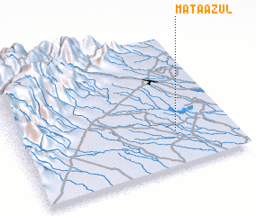 3d view of Mata Azul
