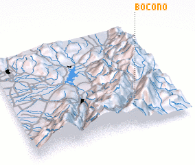 3d view of Boconó