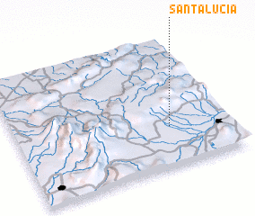 3d view of Santa Lucía