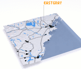 3d view of East Gray