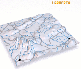 3d view of La Puerta