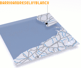 3d view of Barrio Andrés Eloy Blanco