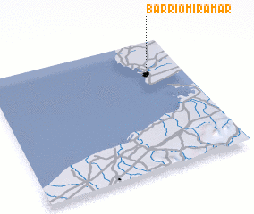 3d view of Barrio Miramar