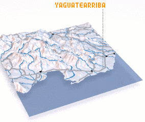 3d view of Yaguate Arriba