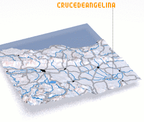 3d view of Cruce de Angelina