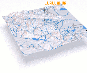 3d view of Llallahua