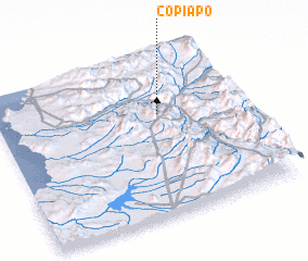 3d view of Copiapó