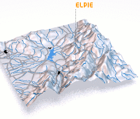 3d view of El Pié