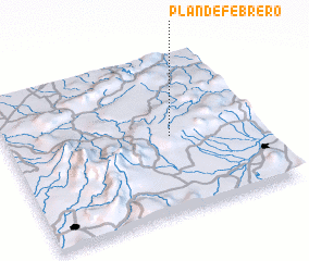 3d view of Plan de Febrero