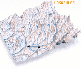 3d view of Los Azules