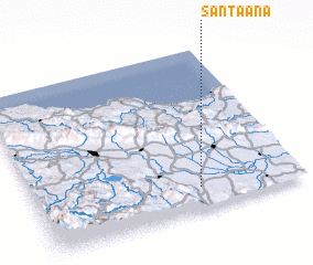 3d view of Santa Ana