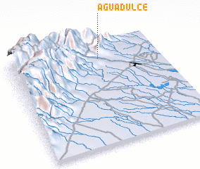 3d view of Agua Dulce